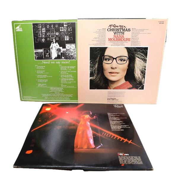 Nana Mouskouri Record Albums (X3) | Christmas, Come with me, British Concert | - Picture 3 of 3